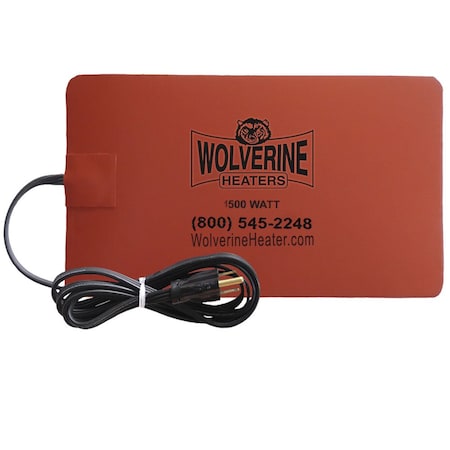 Zerostart Silicone Pad, Adhesive - 1250W, 120V, 12.5A - 12-1/2in. 31.8 Cm X 8-1/2in. 21.6 Cm 3400107